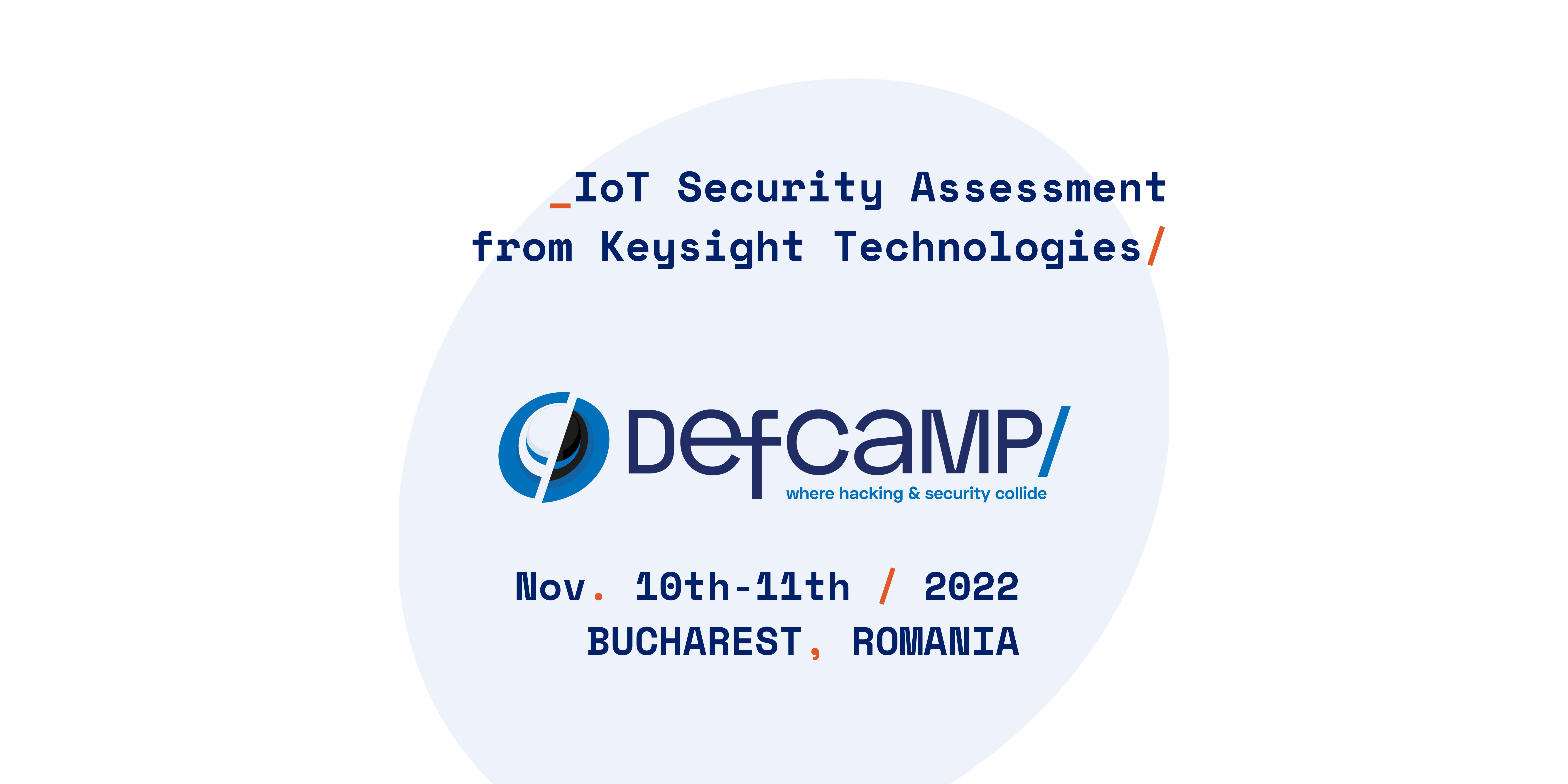keysight defcamp 2022