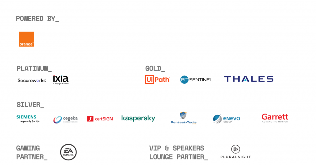 Meet our DefCamp 10 partners 2019