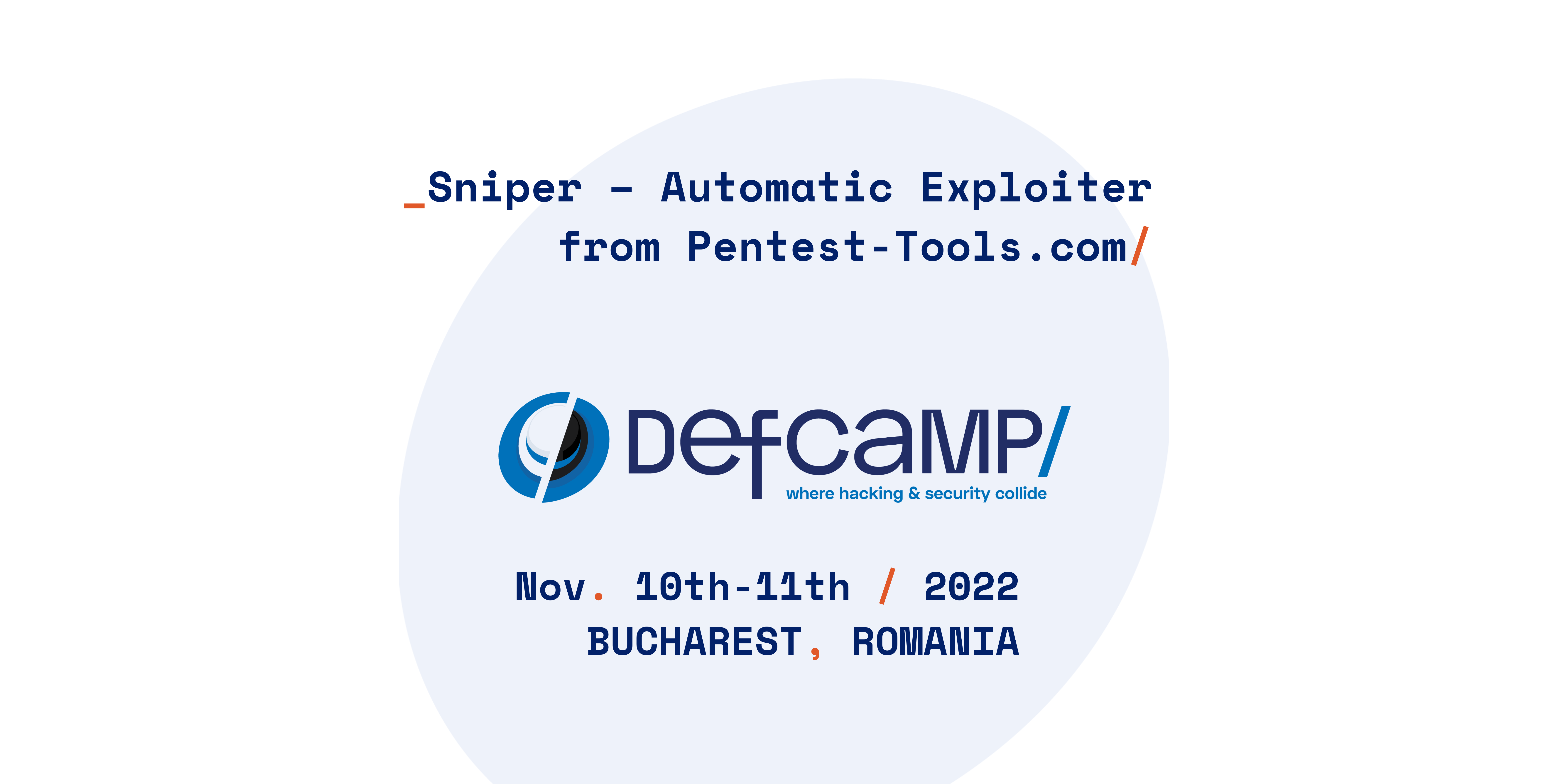 pentest tools defcamp 2022