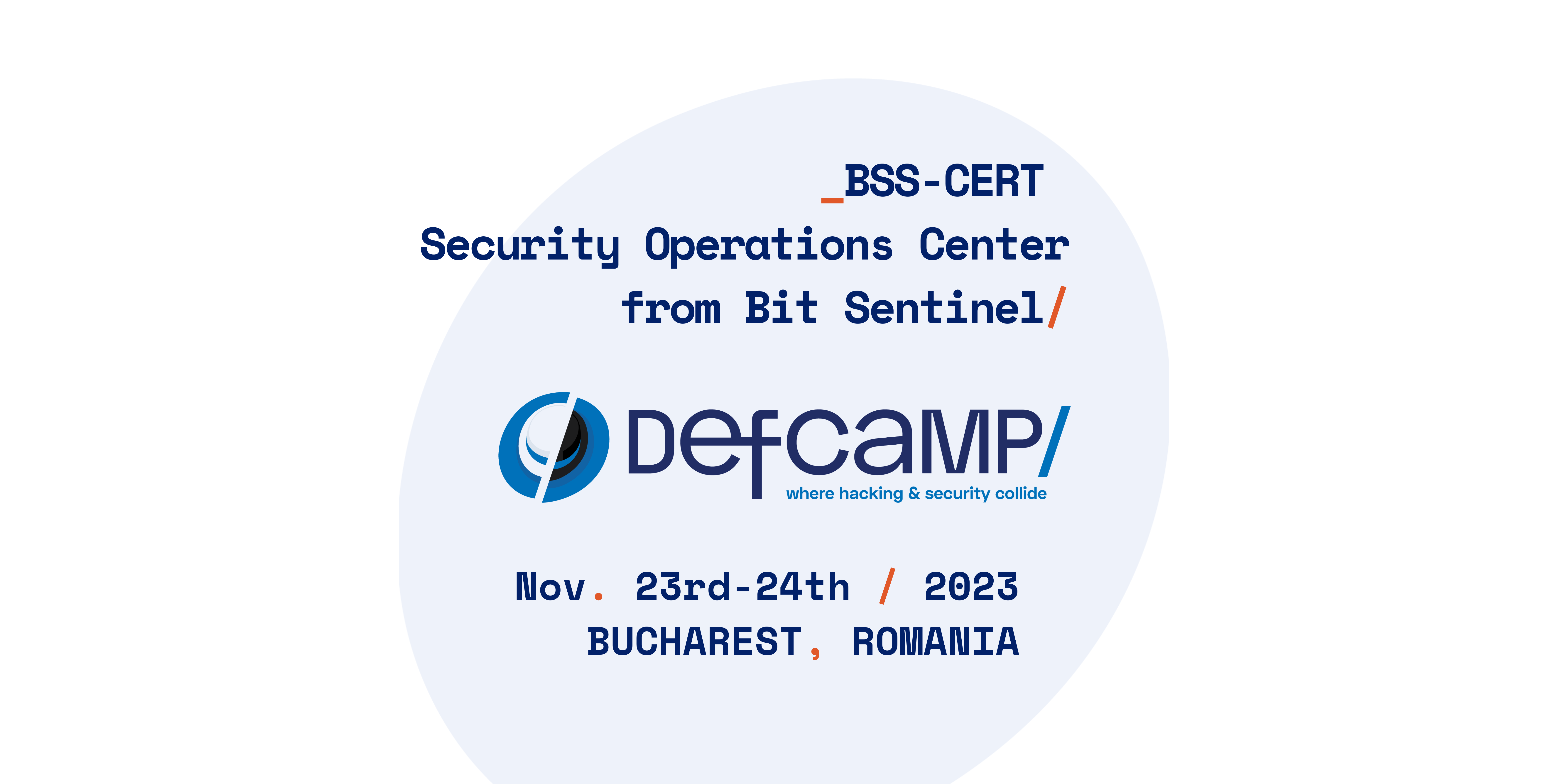 BSS CERT DefCamp 2023