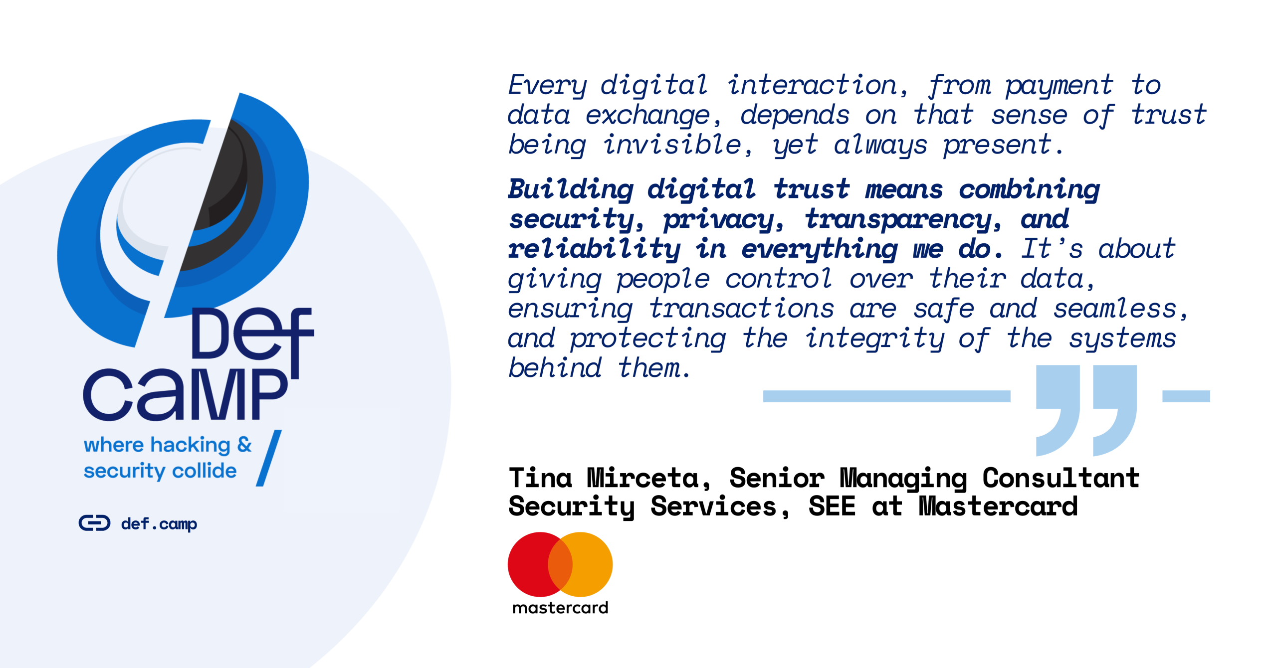 Mastercard Cybersecurity DefCamp